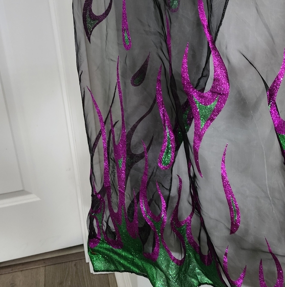 2PC Sexy Villain Cape and Horn Headpiece Set- OSFM- NEVER WORN-STILL NIP - Picture 10 of 12